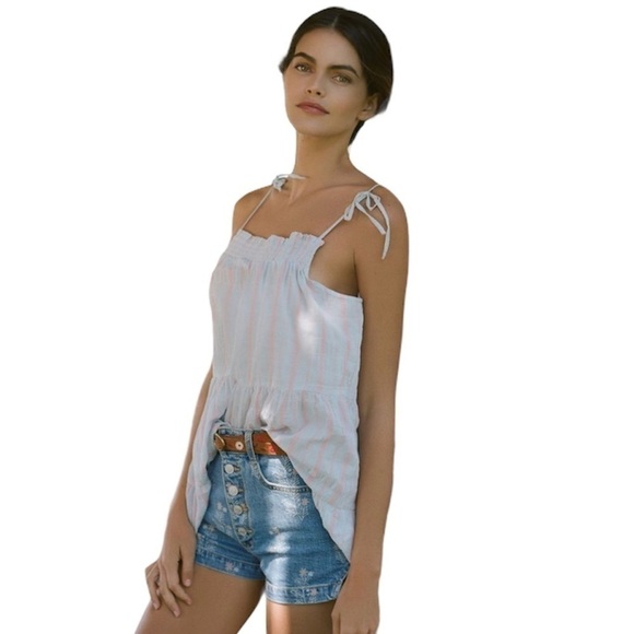 ANTHROPOLOGIE Maeve Gauzy Tiered Tunic Tank - Picture 3 of 7